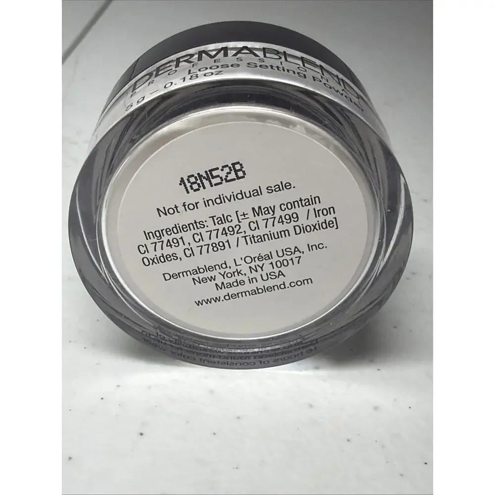 Dermablend Professional Loose Setting Powder 5g 0.18oz Travel Size NEW
